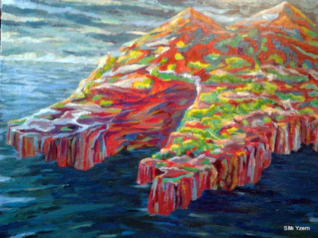 Paisatge de mar (L'Illot) Acrílic sobre llí 100 x 81